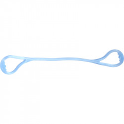 Zselés gumikötél fogantyúval közepes kék Fitness Spartan