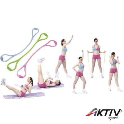 Zselés gumikötél fogantyúval könnyű rózsaszín