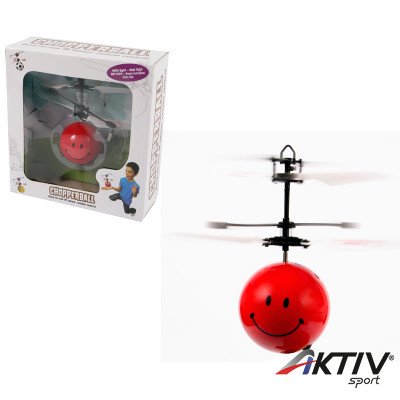 Chopperball repülő helikopter labda mosolygós piros