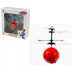 Chopperball repülő helikopter labda mosolygós piros Játék