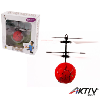 Chopperball repülő helikopter labda töredezett mintás piros