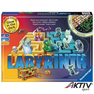 Társasjáték Ravensburger Furfangos labirintus sötétben világító