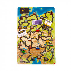 Társasjáték Dino Kamionnal Európában