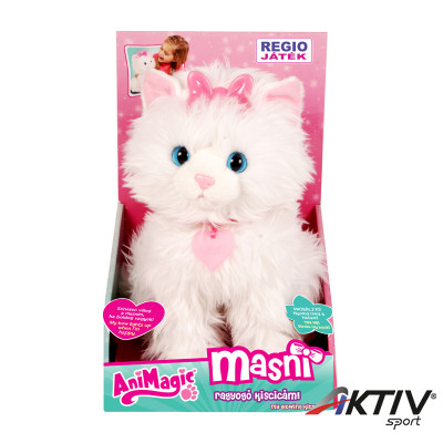 Plüss figura Animagic Masni interaktív cica