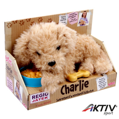 Plüss figura Animagic Charlie kutyus