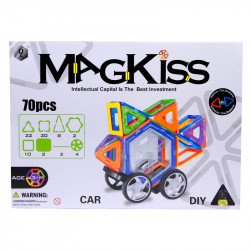 70 darabos mágneses építőjáték Játék Regio