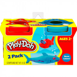 Gyurma szett Play-Doh két tégelyes többféle színben