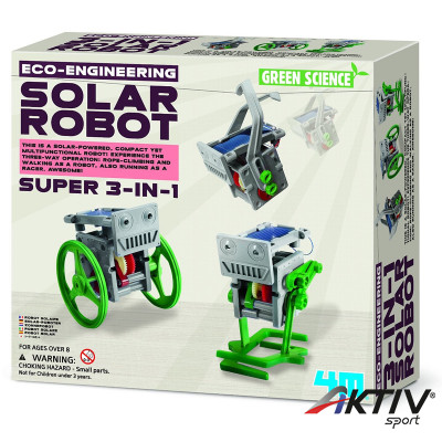 3 az 1-ben mini napelemes robot 4M
