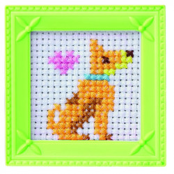 Keresztszemes hímzés mini portrék 4M