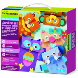 Papírzacskó bábuk 4M Kreatív készletek 4M