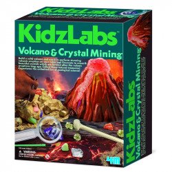 Vulkán és kristály bányászat 4M Kreatív készletek 4M