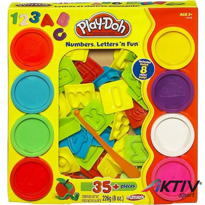 Gyurma szett Play-Doh betűk és számok