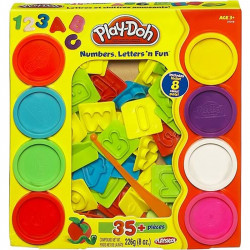 Gyurma szett Play-Doh betűk és számok Gyurma Play-Doh