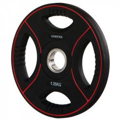 Súlyzótárcsa Gymstick Pro 1,25 kg fekete Fitness Gymstick