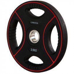 Súlyzótárcsa Gymstick Pro 2,5 kg fekete Fitness Gymstick