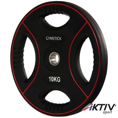 Súlyzótárcsa Gymstick Pro 10 kg fekete