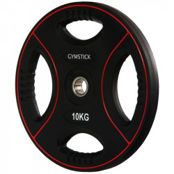 Súlyzótárcsa Gymstick Pro 10 kg fekete Fitness Gymstick