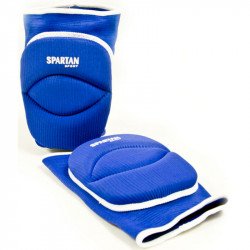 Volley térdvédő felnőtt kék Sportszer Spartan