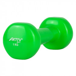 Kézisúlyzó vinyl Aktivsport 1 kg zöld Aktivsport® termékek Aktivsport