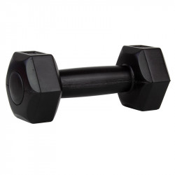 Kézisúlyzó cementes Aktivsport 0,5 kg fekete