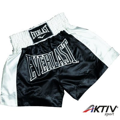EM6 Férfi Thai Boxnadrág Everlast fekete-fehér