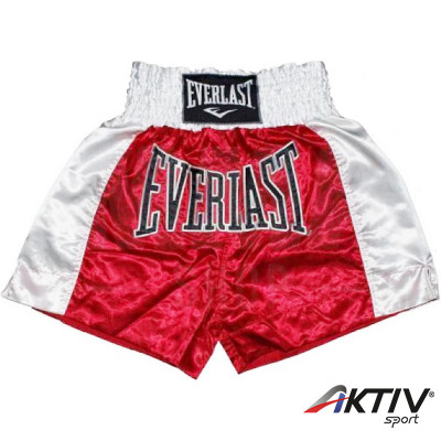 EM6 Férfi Thai Boxnadrág Everlast piros-fehér