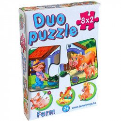Duo puzzle farm Puzzle Dohány Toys