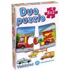 Duo puzzle építkezés Puzzle Dohány Toys