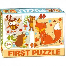 First puzzle erdei Puzzle Dohány Toys
