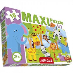 Maxi puzzle dzsungel Puzzle Dohány Toys