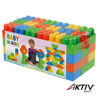 Baby építő fóliás 54 db