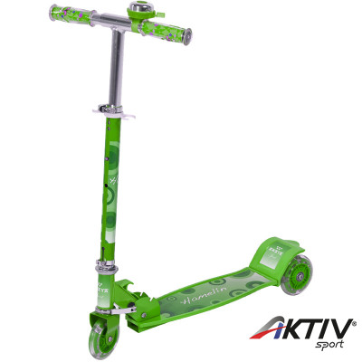 Háromkerekű roller Amaya Hamelin gyerek zöld