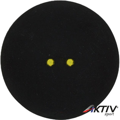 Squash labda 2 sárga pöttyös