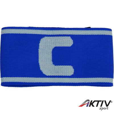 Csapatkapitányi karszalag kék-fehér