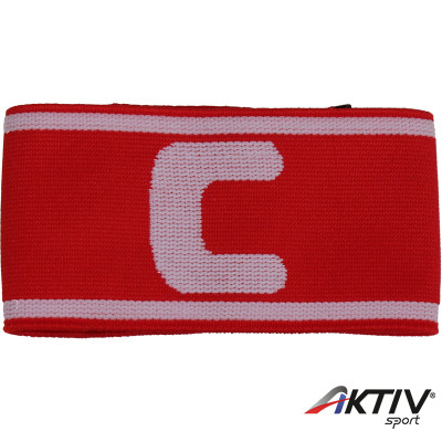 Csapatkapitányi karszalag piros-fehér