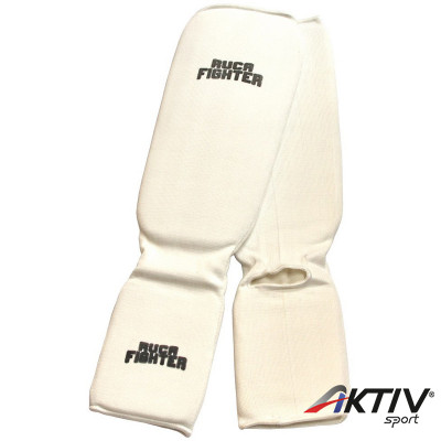 Ruca Fighter karate lábszárvédő fehér