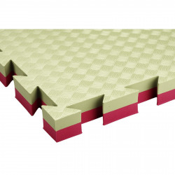 Puzzle szőnyeg Trendy Double Competition Judo 100x100x4 cm zöld-piros Sportszer Trendy