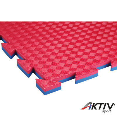 Puzzle szőnyeg Trendy Double Standard 100x100x2 cm kék-piros