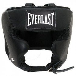 Bőr arcvédős fejvédő Everlast fekete Sportszer Everlast