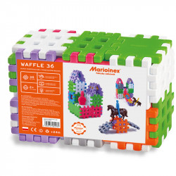 Waffle Építőkocka 36 db