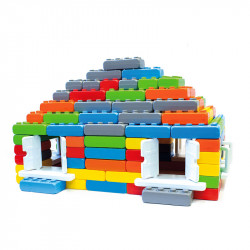 Építőkocka Junior 140 db Sportszer