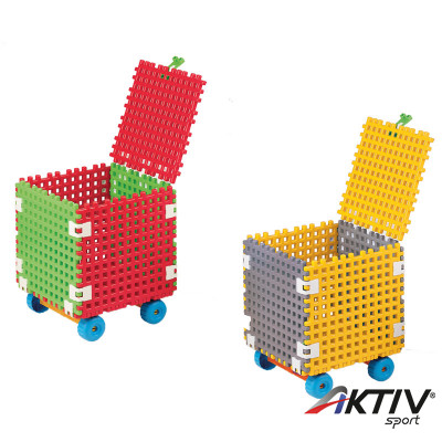 Gurulós puzzle kosár