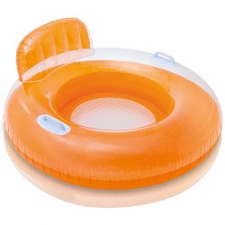 Fotelmatrac Intex kapaszkodóval narancssárga Sportszer Intex