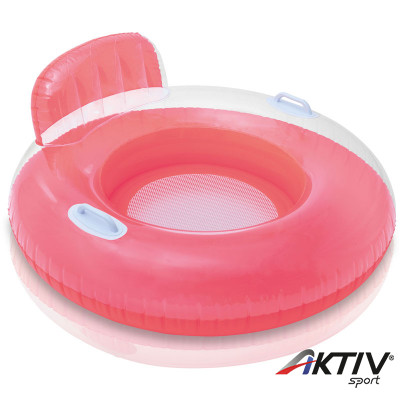 Fotelmatrac Intex kapaszkodóval rózsaszín