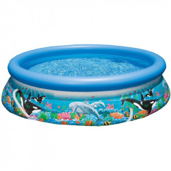 Medence Intex delfin mintás 305x76 cm