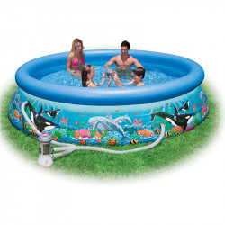 Medence Intex delfin mintás 305x76 cm Medence Intex