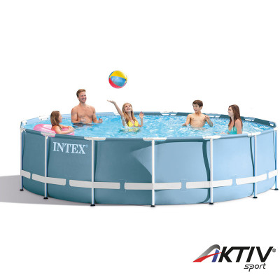 Vízforgatós medence szett fémvázas Intex 457x107 cm