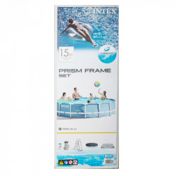 Vízforgatós medence szett fémvázas Intex 457x107 cm