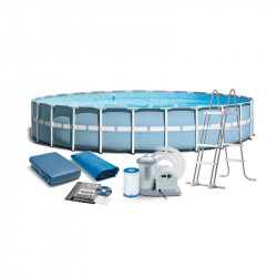 Vízforgatós medence szett fémvázas Intex 549x122 cm