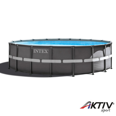 Fémvázas medence szett Intex Ultra Frame 427x107 cm